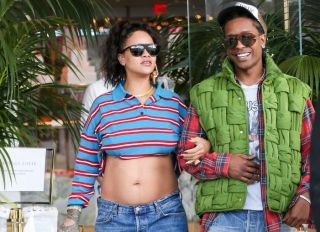 Just like in her first pregnancy, fans are convinced a shopping trip may have revealed the sex of Rihanna and A$AP Rocky's second child.