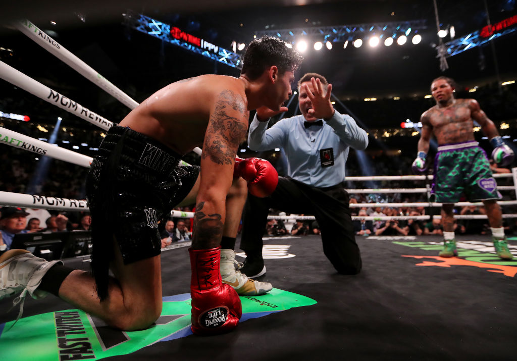 Ryan Garcia and Gervonta Davis square off in a championship fight at T-Mobile Arena in Las Vegas