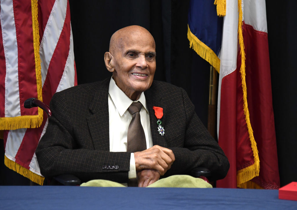 Harry Belafonte Receives the National Order of the Legion of Honour, France's Highest Award, From Ambassador of France to the United States Philippe Étienne