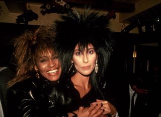 Tina Turner with Cher...