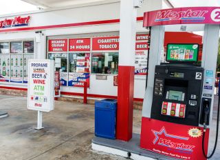 Miami, Florida, Westar Mart gas station and convenience store
