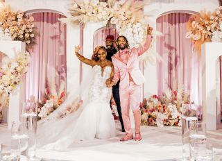 Pinky Cole and Derrick Hayes wedding photos