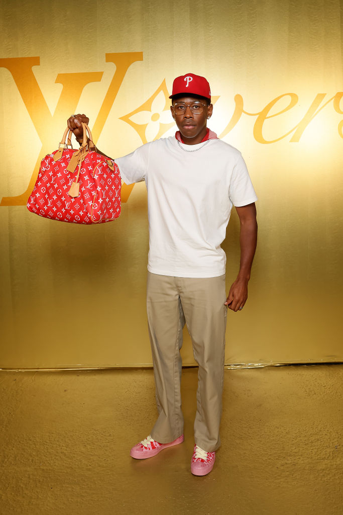 21metgala on X: Tyler The Creator at the Louis Vuitton Menswear  Spring-Summer 2024 fashion show.  / X