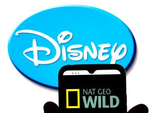 In this photo illustration, the Nat Geo Wild logo is...