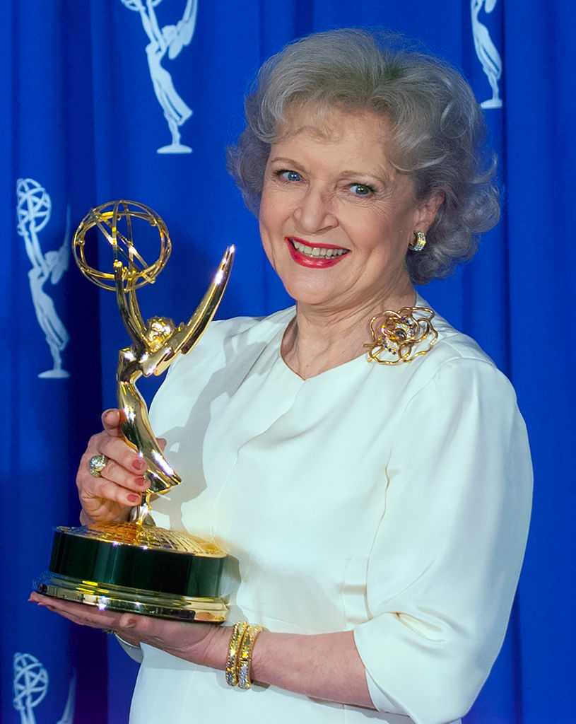Winner Betty White at Emmy Awards