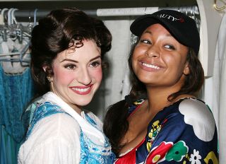 Raven-Symone Visits the Set of Beauty and the Beast on Broadway - July 6, 2007