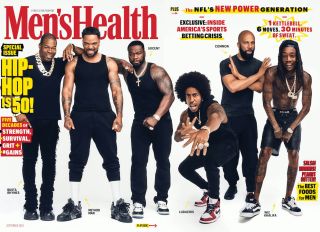 Men's Health Celebrates #HipHop50 Busta Rhymes, Common, 50 Cent, Ludacris, Method Man & Wiz Khalifa cover September Issue