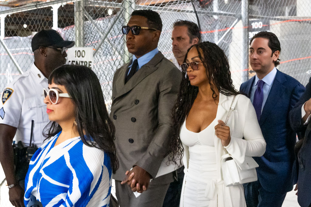 Jonathan Majors And Meagan Good Attend Court Together As His Assault