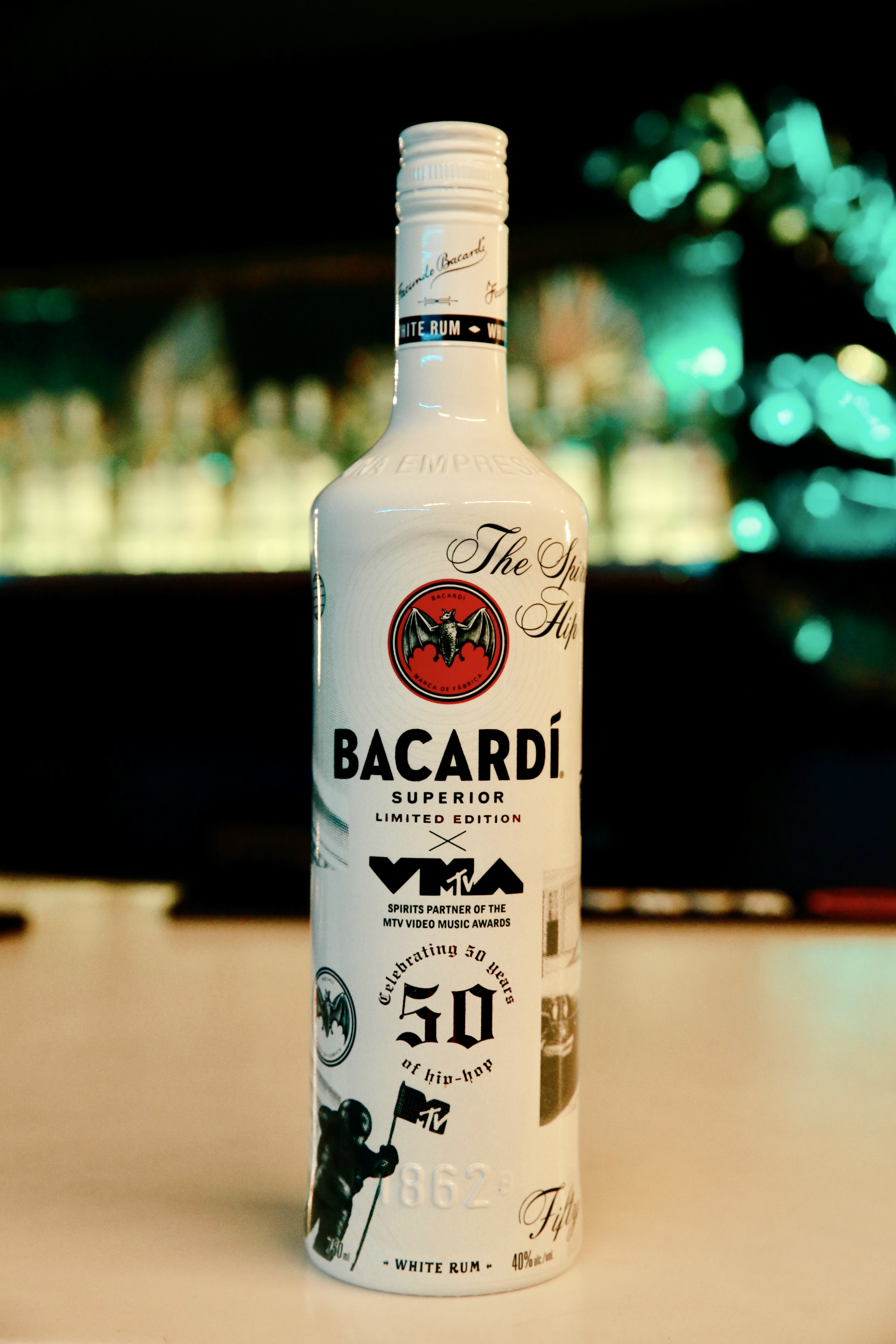 Bacardi & MTV For Limited Edition VMAs Bottle & Cocktail Menu