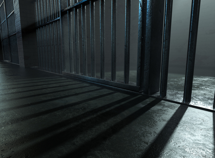 Jail Cell Door Open Shadows