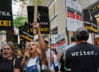 Screen and Television Actors rally in New York City