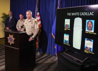 Las Vegas Police Department Holds News Conference On Arrest In 1996 Murder Of Tupac Shakur