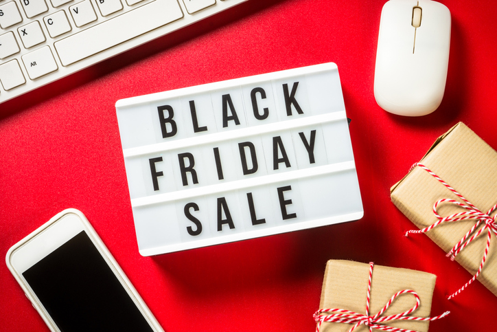 Black friday sale online shopping.