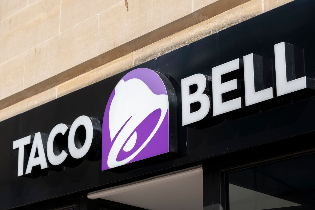 Sign For Fast Food Brand Taco Bell