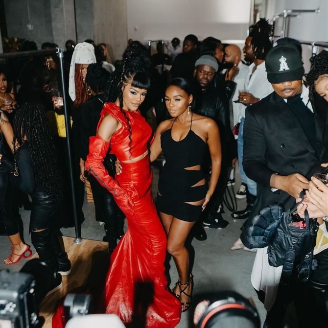 Teyana Taylor 33rd birthday party