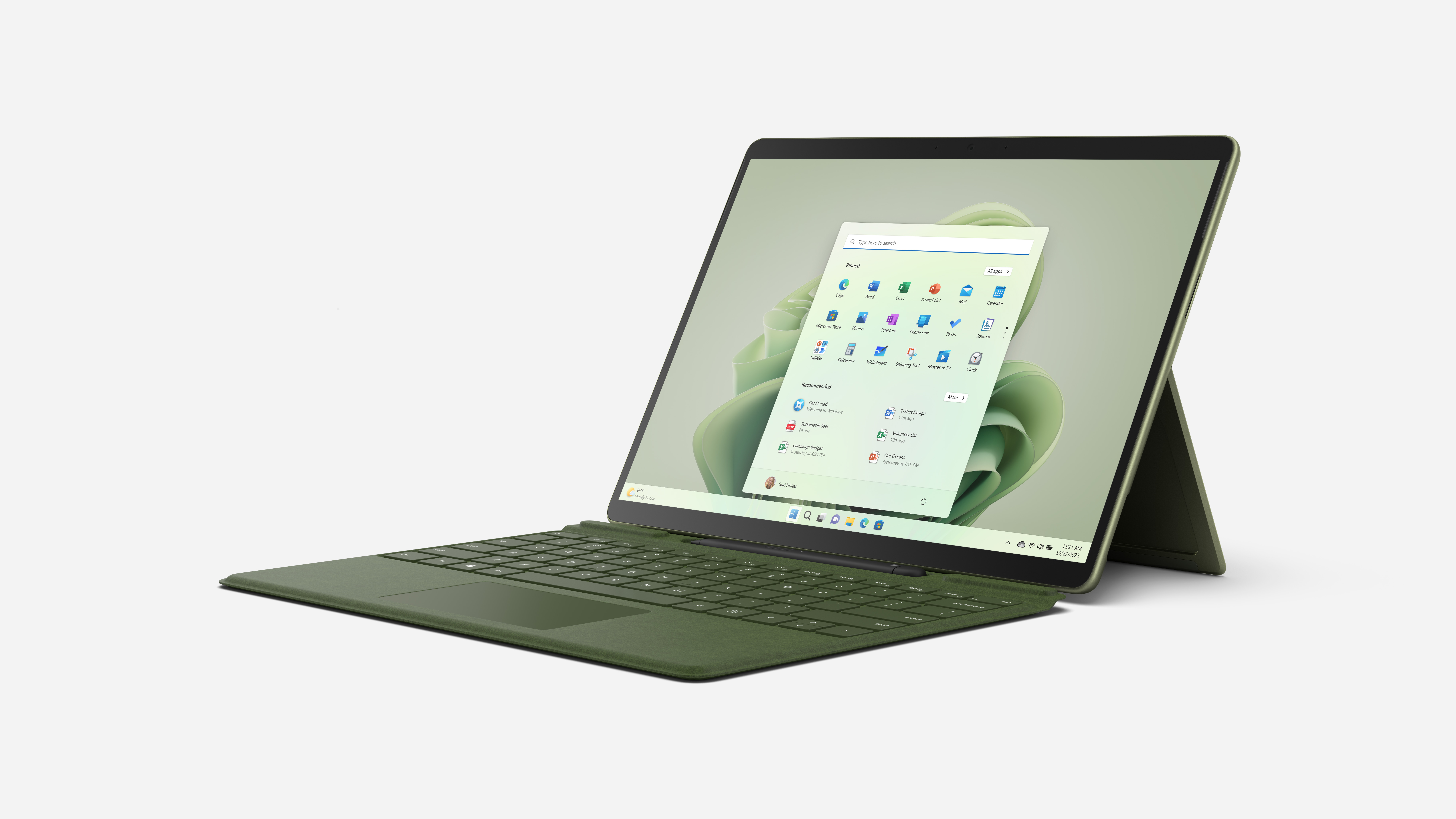 Microsoft Surface Bundle Green