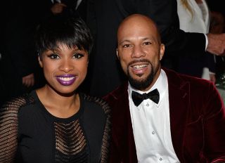 Jennifer Hudson and Common Attend GRAMMY Gala And Salute To Industry Icons Presented By Clive Davis And The Recording Academy Honoring Martin Bandier - Backstage And Audience