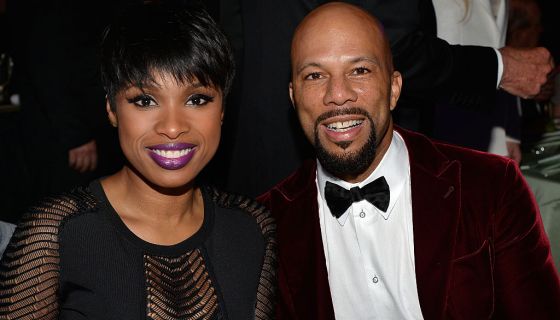 Jennifer Hudson and Common Attend GRAMMY Gala And Salute To Industry Icons Presented By Clive Davis And The Recording Academy Honoring Martin Bandier - Backstage And Audience