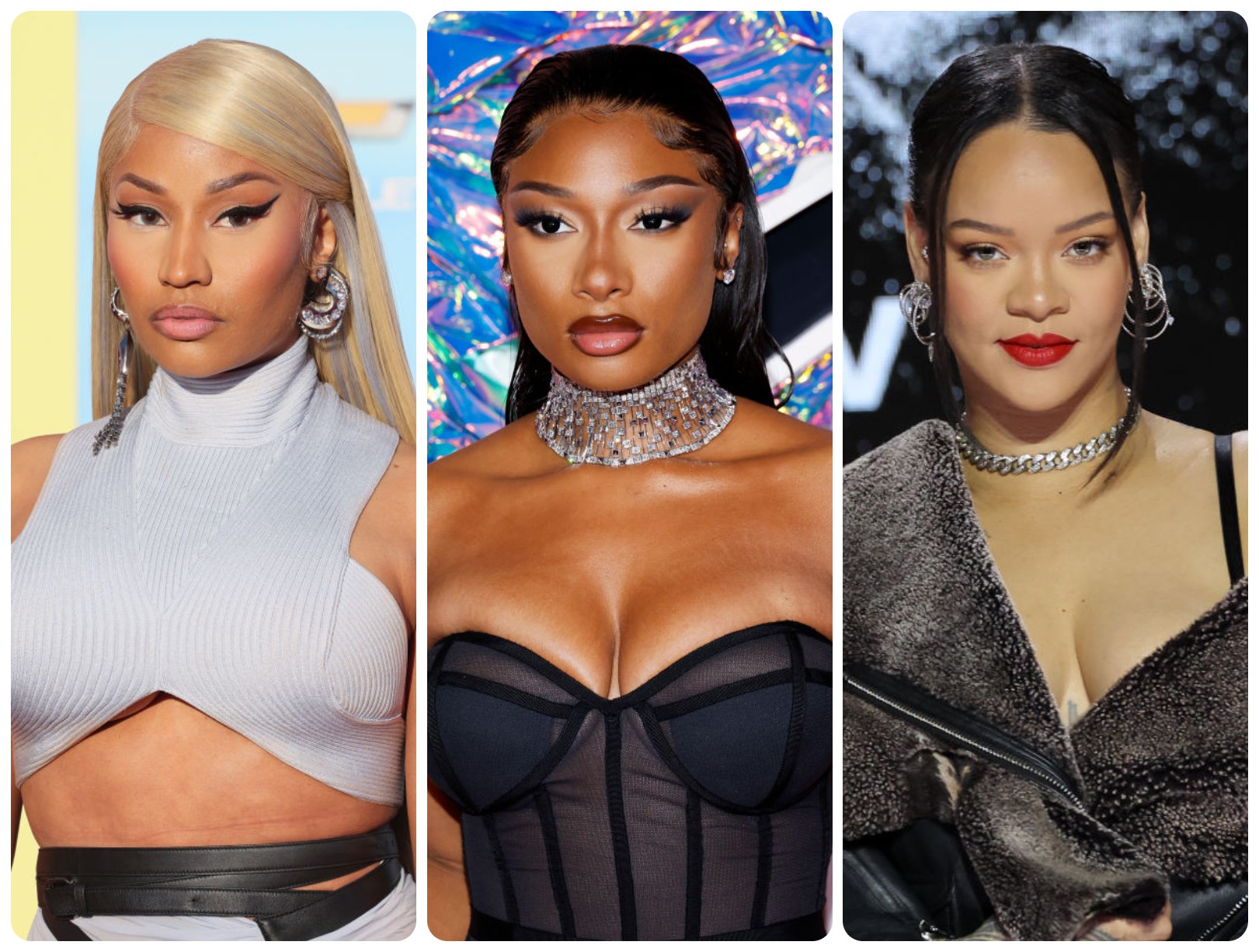 Nicki Minaj, Rihanna, Megan Thee Stallion