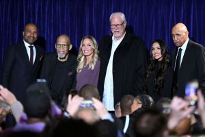 A Kobe Bryant Statue is unveiled in Los Angeles