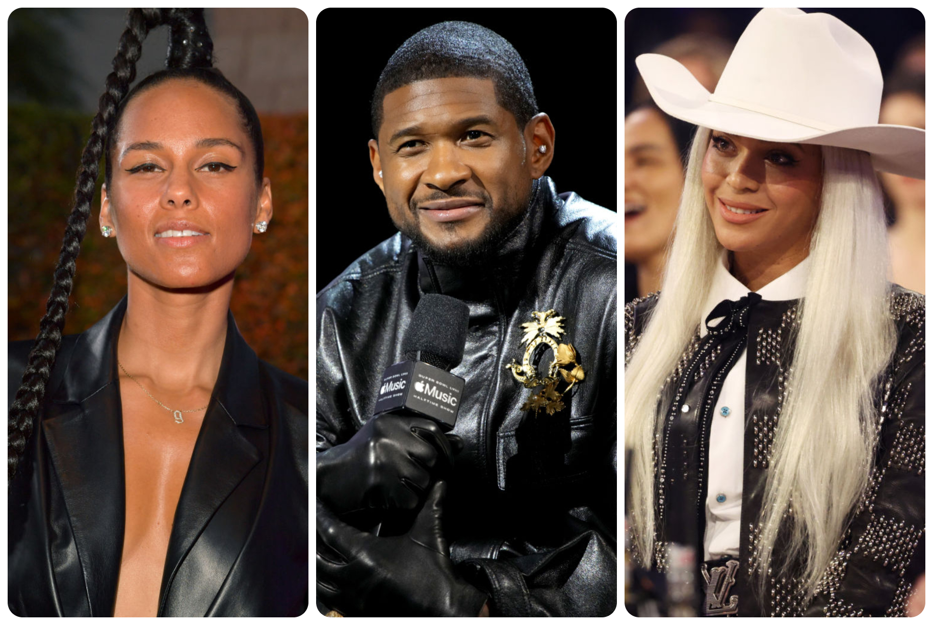 Usher Bringing Out Alicia Keys & Beyoncé(?) During Super Bowl #AliciaKeys