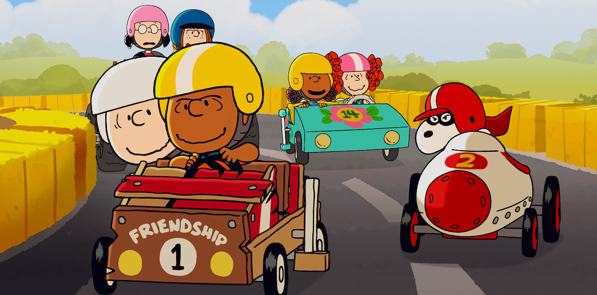 Key art and production stills for Snoopy Presents: Welcome Home, Franklin