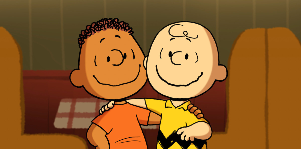 Key art and production stills for Snoopy Presents: Welcome Home, Franklin