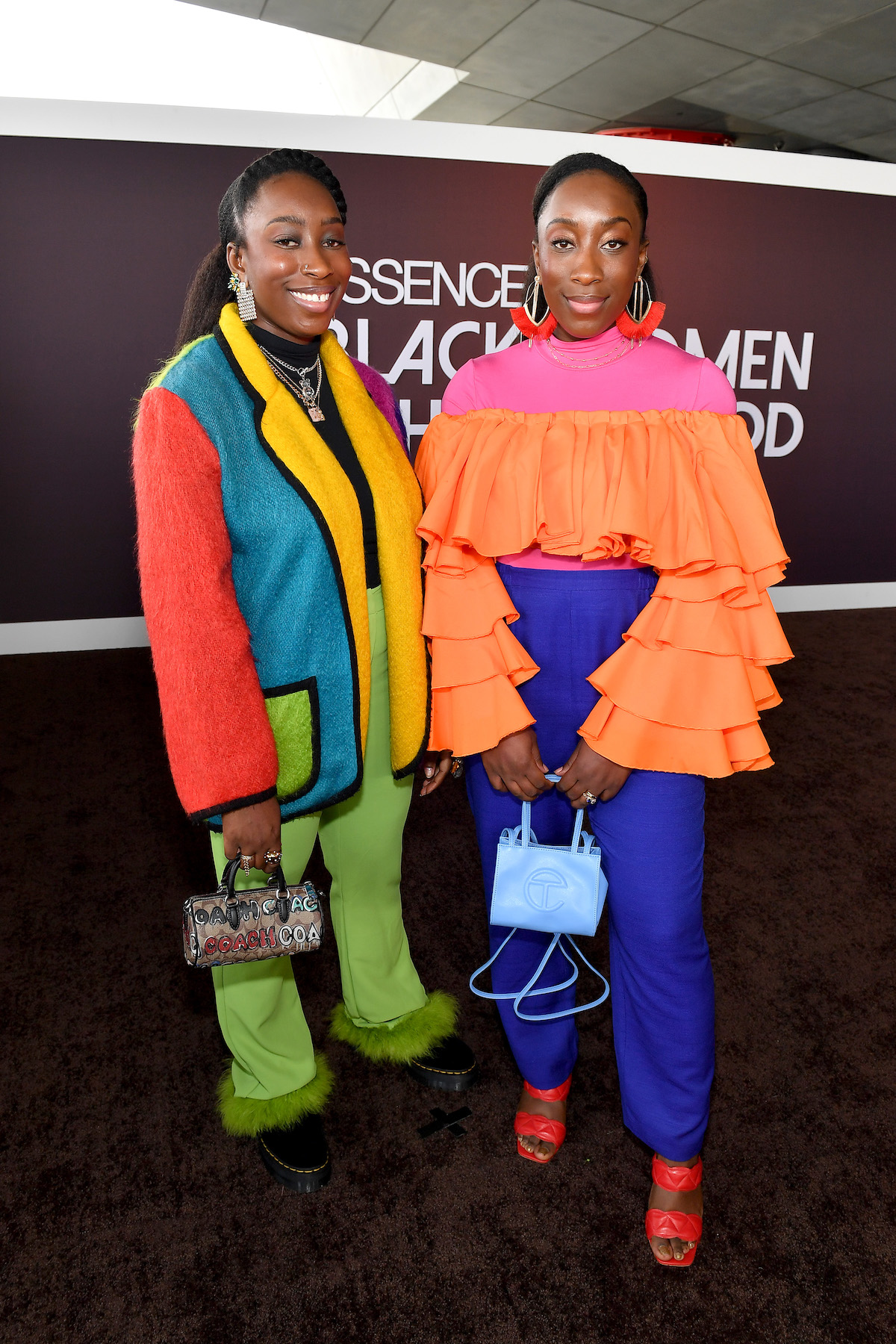 Adamma Ebo and Adanne Ebo attend 17th Annual Essence Black Women In Hollywood Awards