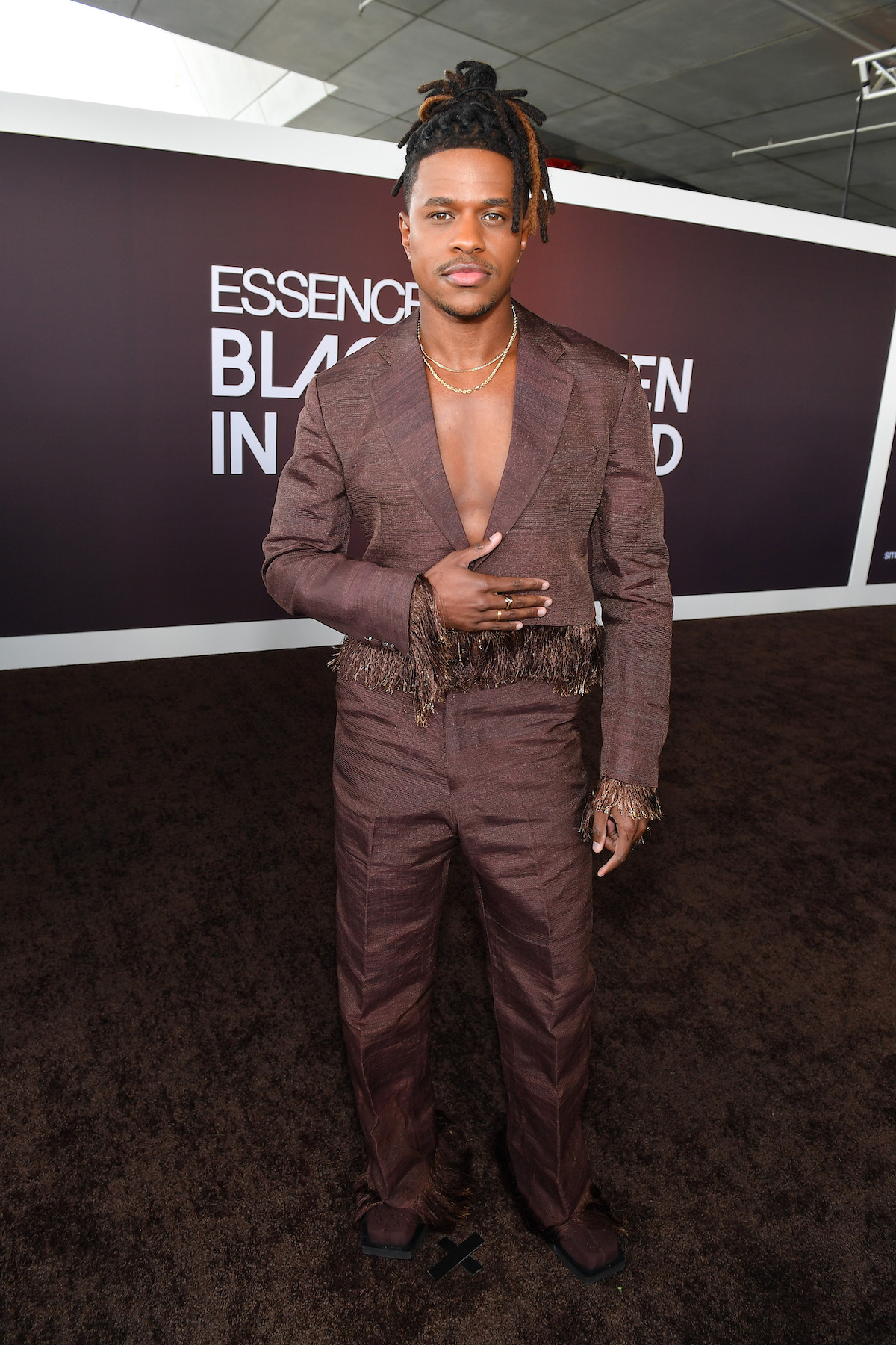 Jeremy Pope attends 17th Annual Essence Black Women In Hollywood Awards