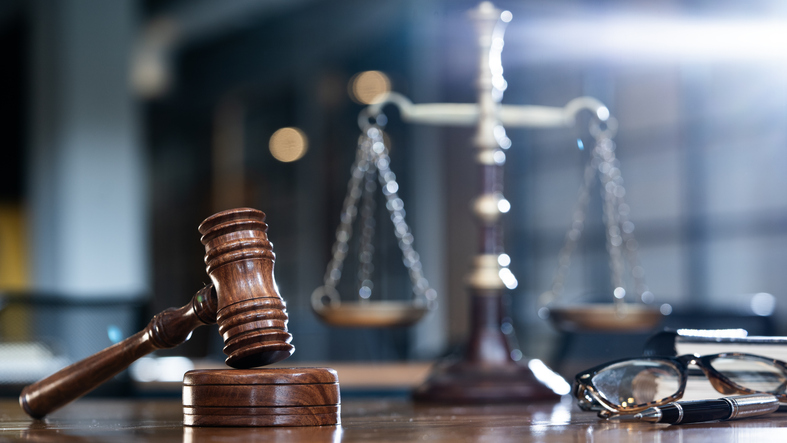 Legal and law concept on the table