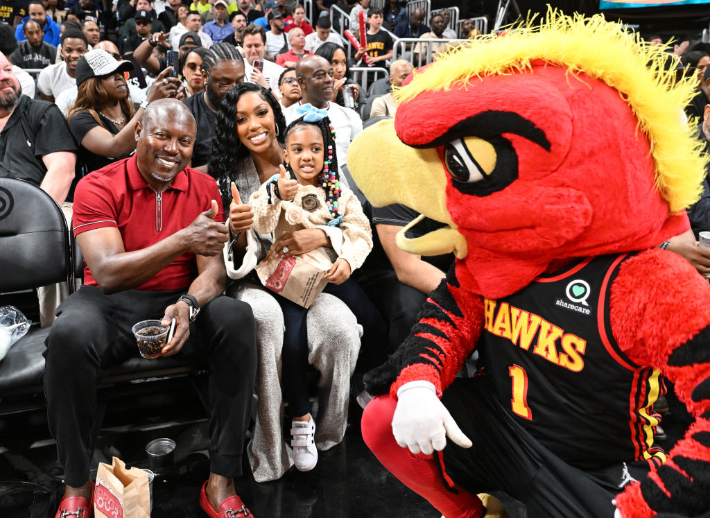 Celebrities Attend Indiana Pacers v Atlanta Hawks