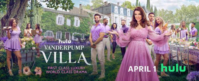 Vanderpump Villa key art and production stills