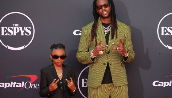 2Chainz and son Halo attend The 2023 ESPY Awards