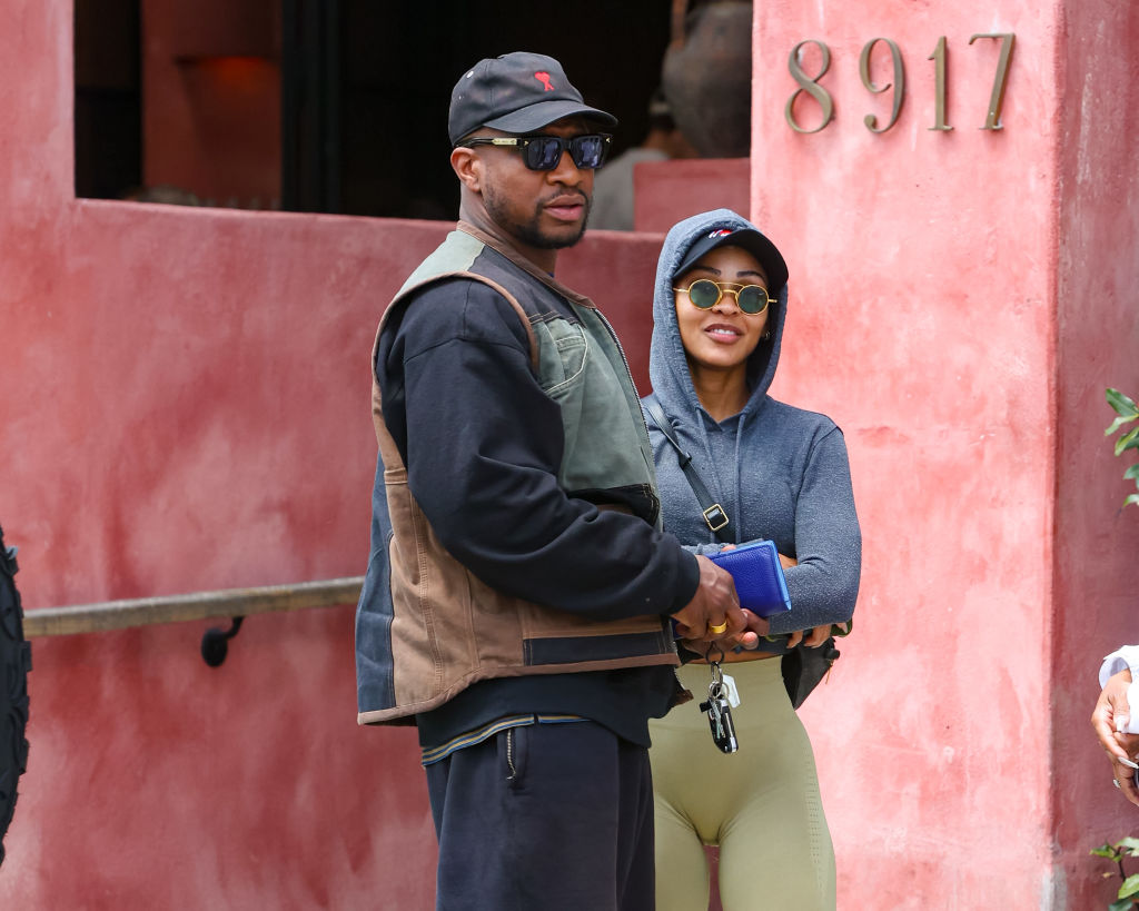 Jonathan Majors Spotted Holding Hands With Meagan Good