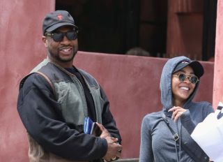 Celebrity Sightings of Jonathan Majors and Meagan Good In West Hollywood - May 2, 2024