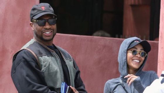 Celebrity Sightings of Jonathan Majors and Meagan Good In West Hollywood - May 2, 2024