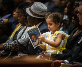 Funeral for Irvo Otieno, killed by sherrifs deputies and employees of Central State Hospital earlier this month, on March 29 in Richmond, VA.