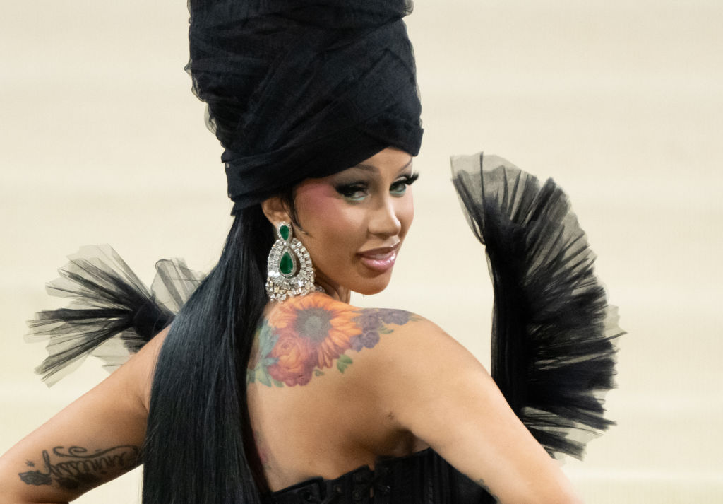 Cardi B attends The 2024 Met Gala Celebrating "Sleeping Beauties: Reawakening Fashion" - Street Sightings