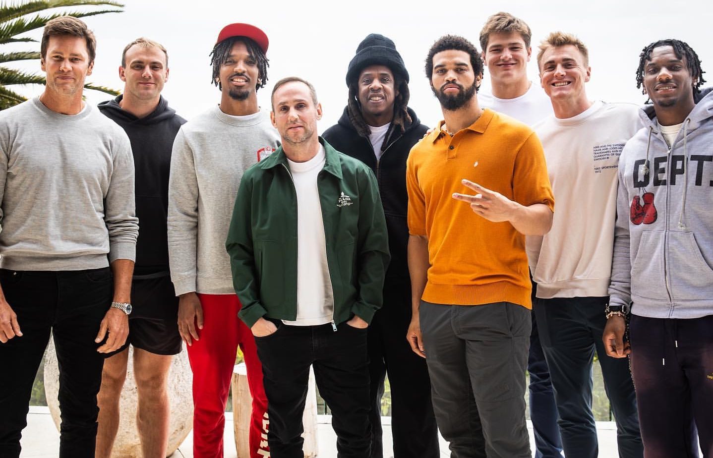 Michael Rubin Hosts Fanatics Lunch For Top NFL Rookies With Jay-Z & Tom Brady As Guest Speakers