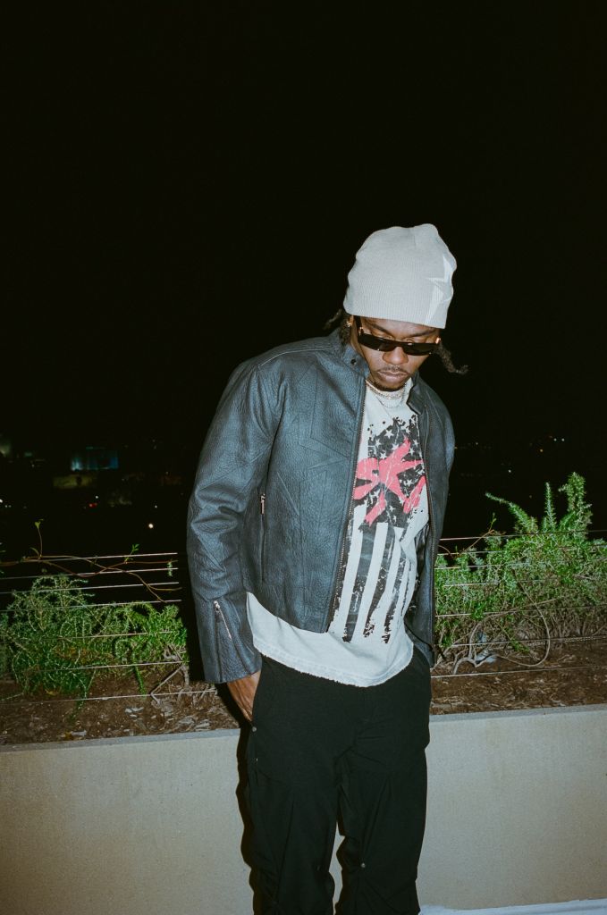 Rapper Gunna wears his boohooMAN collab 'P By Gunna'