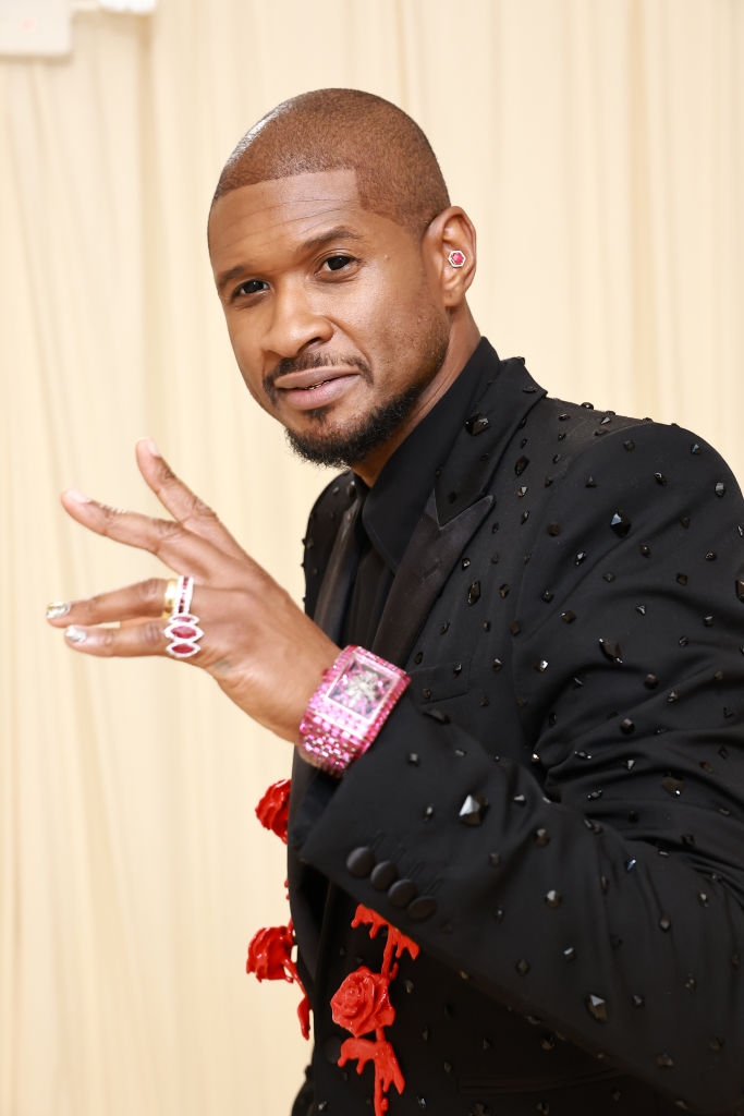Usher attends The 2024 Met Gala Celebrating 
