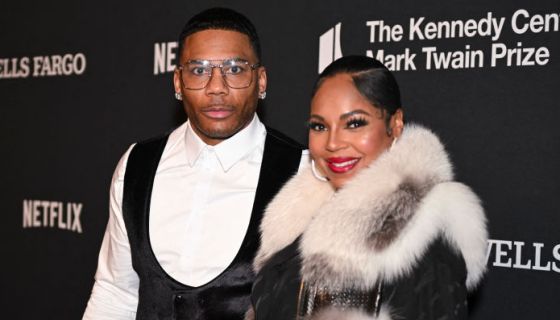Nelly and Ashanti attend US-ENTERTAINMENT-COMEDY-MARK TWAIN