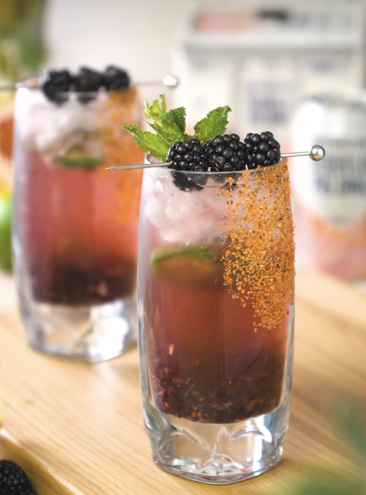 Cutwater's Spicy Blackberry Paloma