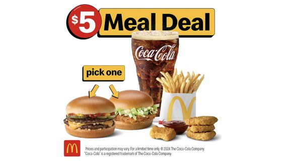Mcdonalds $5 Meal Deal