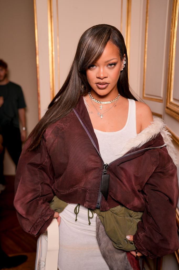 Rihanna at AWGE - Front Row - Paris Fashion Week - Menswear Spring/Summer 2025