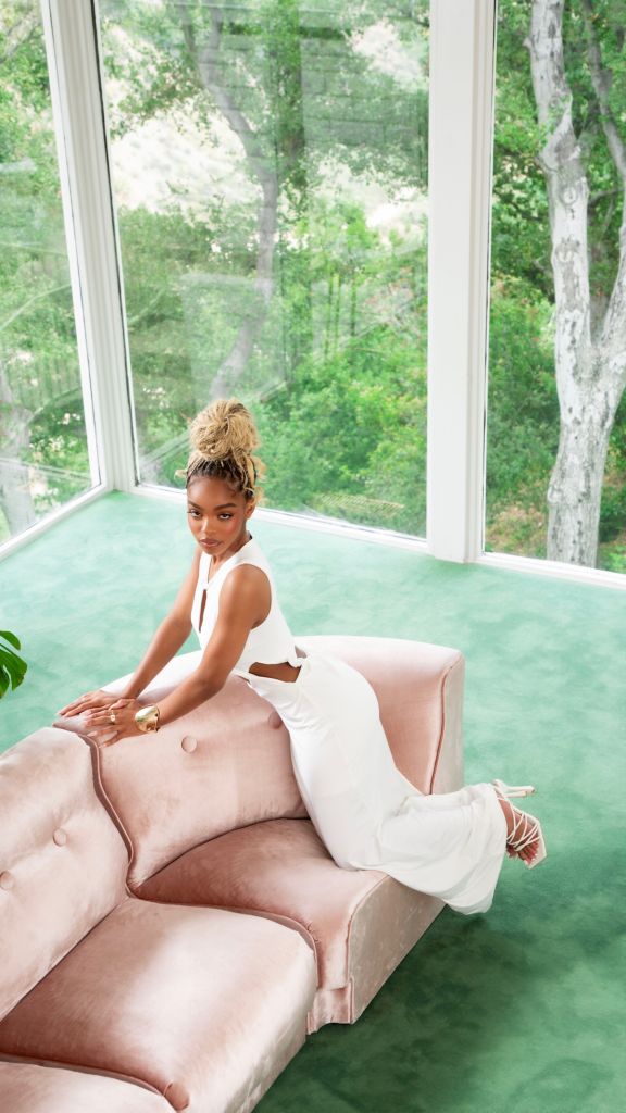 Marsai Martin models her new PrettyLittleThing petite edit