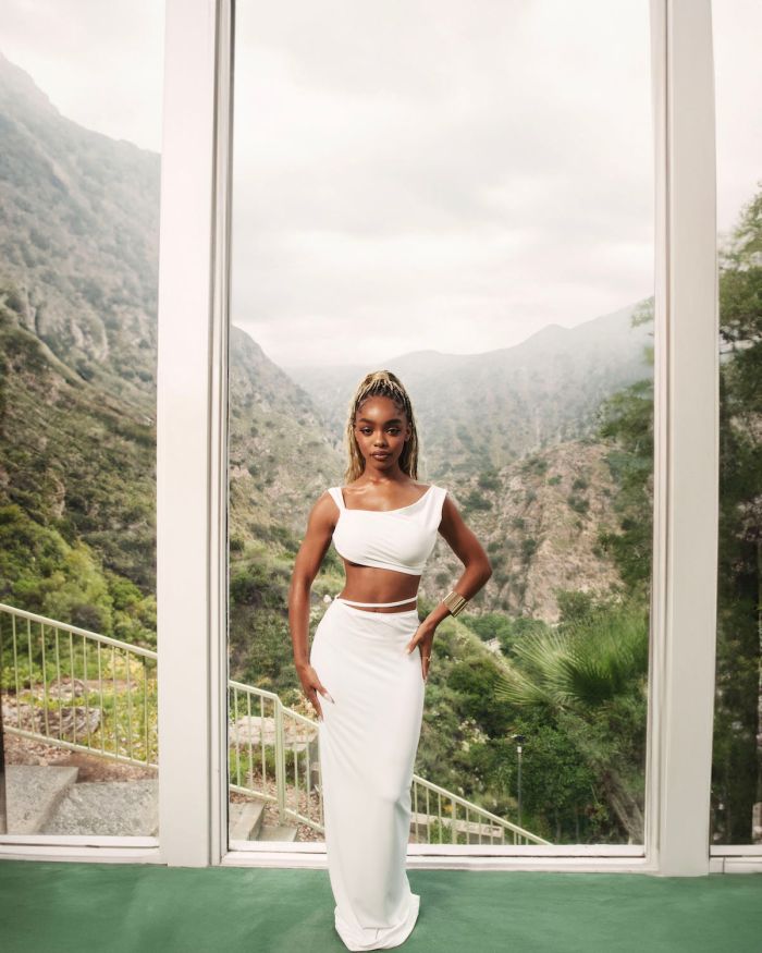 Marsai Martin models her new PrettyLittleThing petite edit