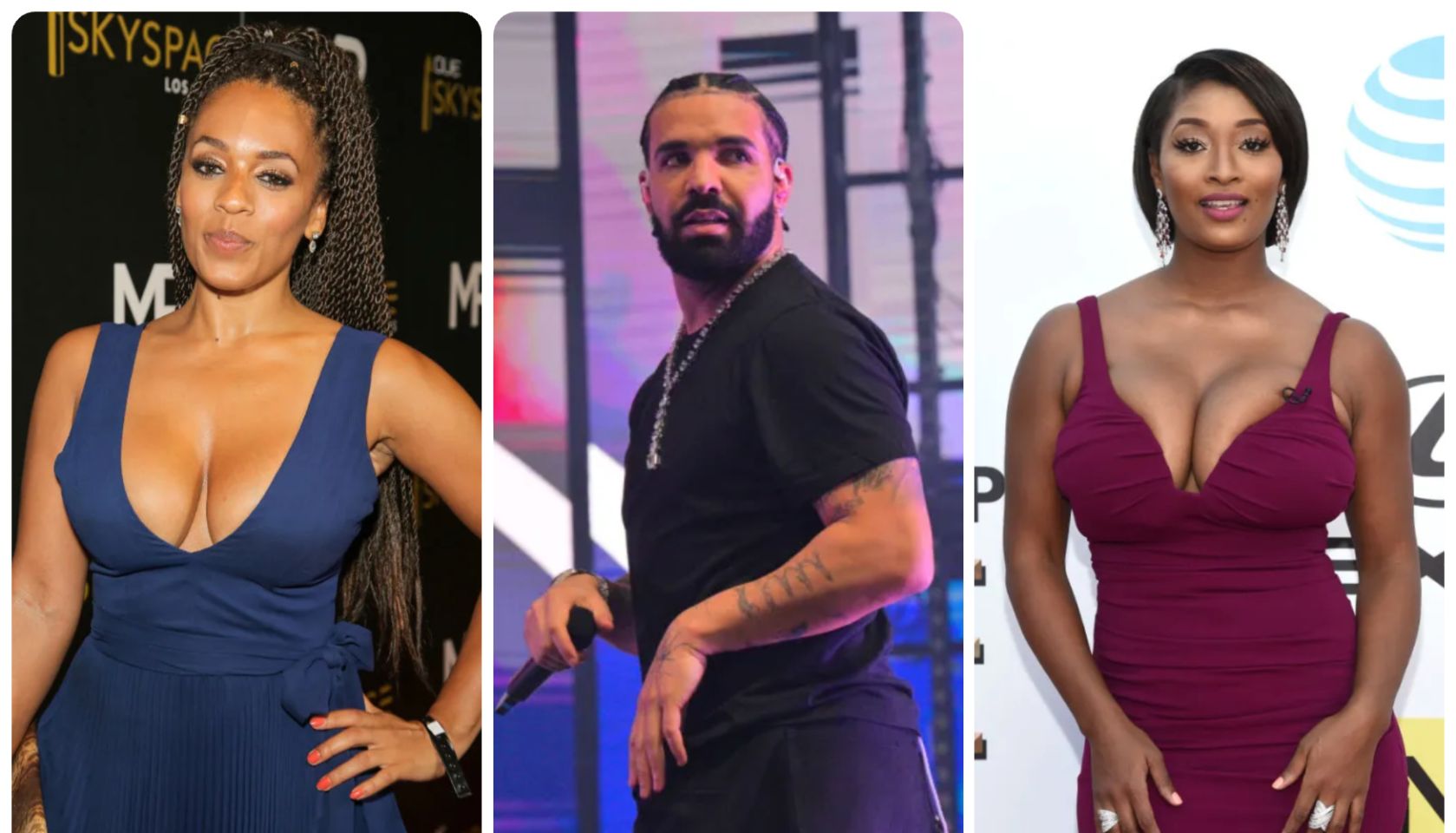 Toccara Jones, Drake, and Melyssa Ford