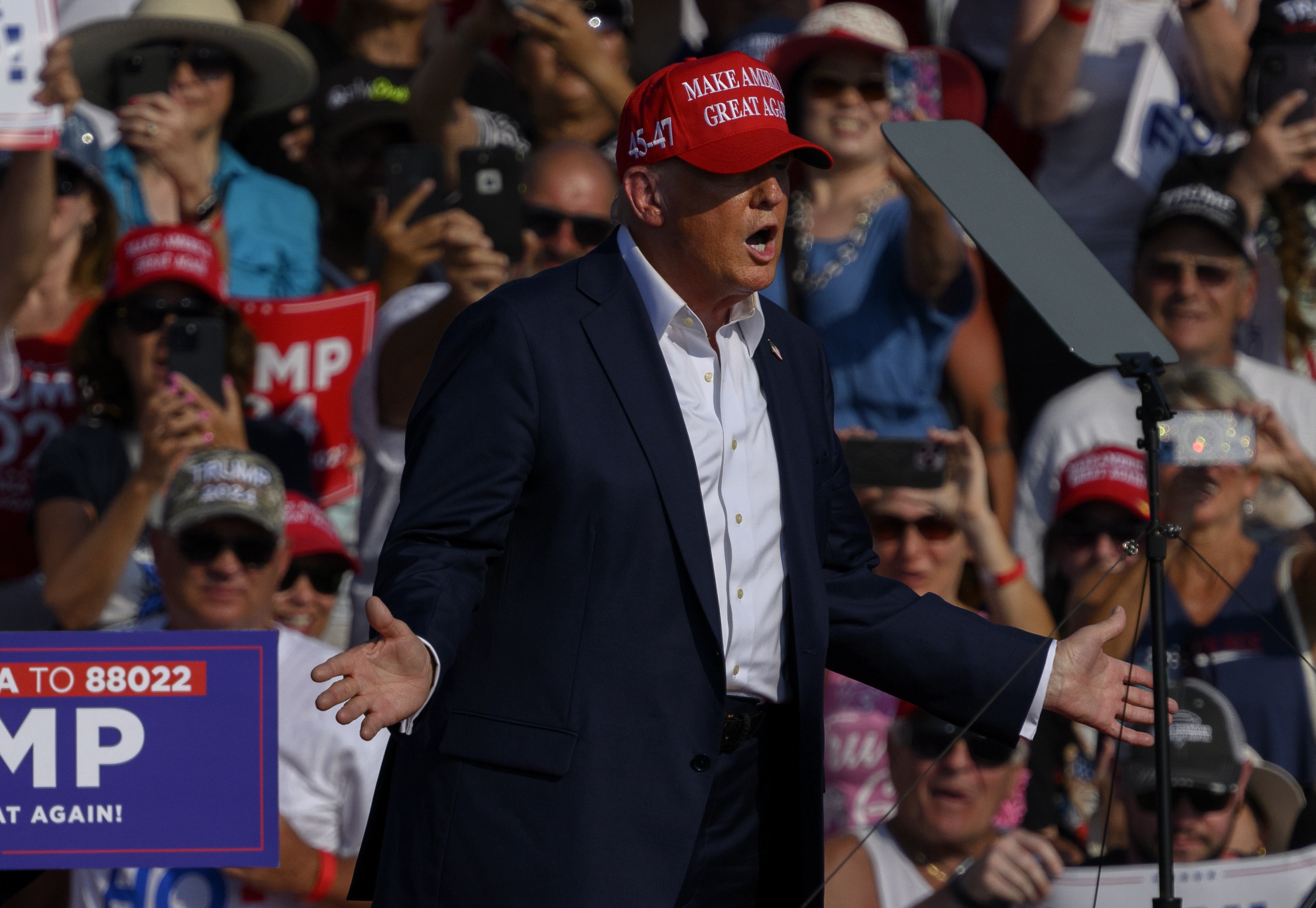 Donald Trump Holds A Campaign Rally In Butler, Pennsylvania