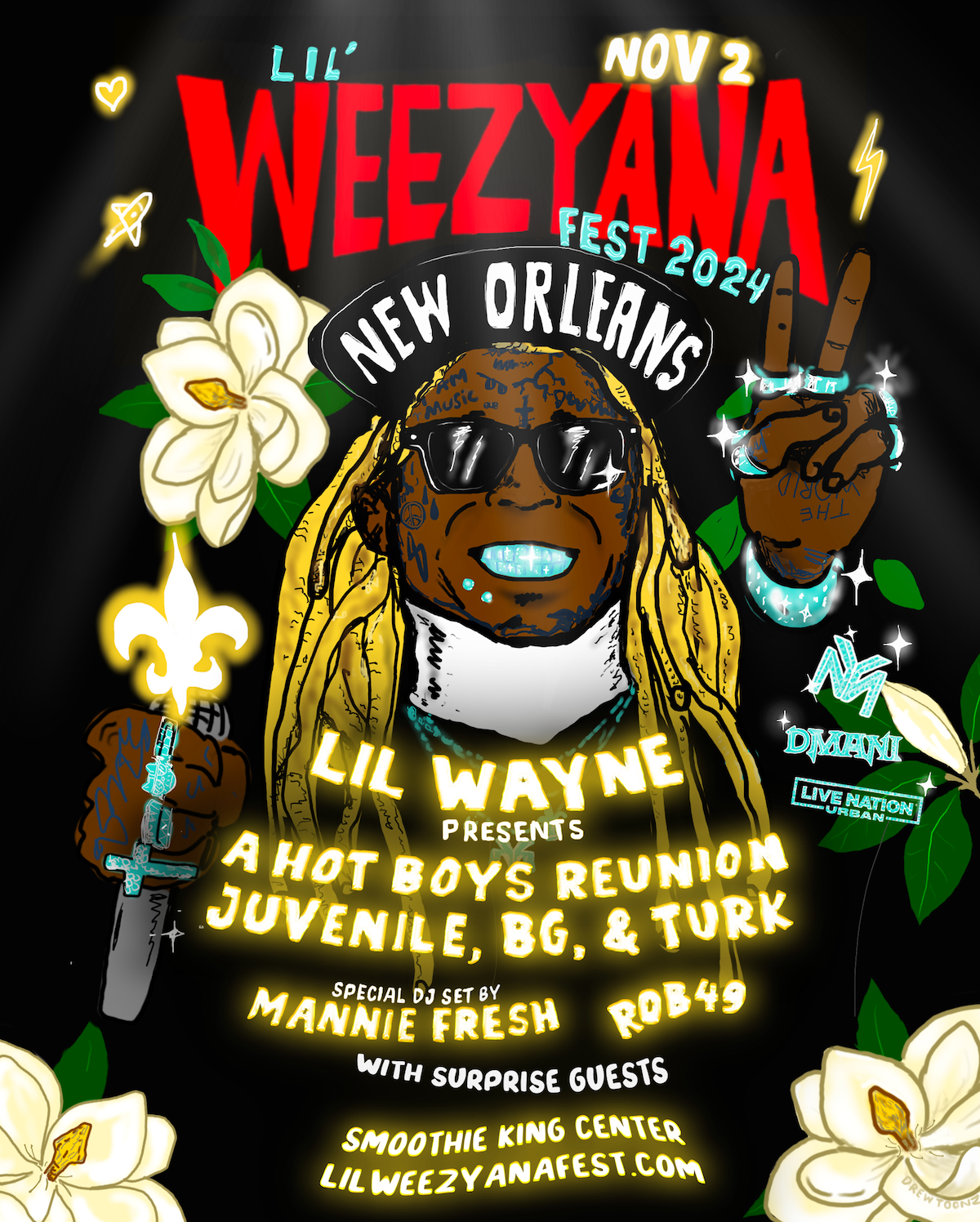 Lil Weezyana Fest Flyer